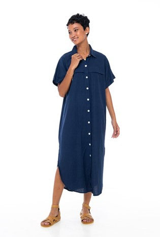 Nala Long Shirt Dress